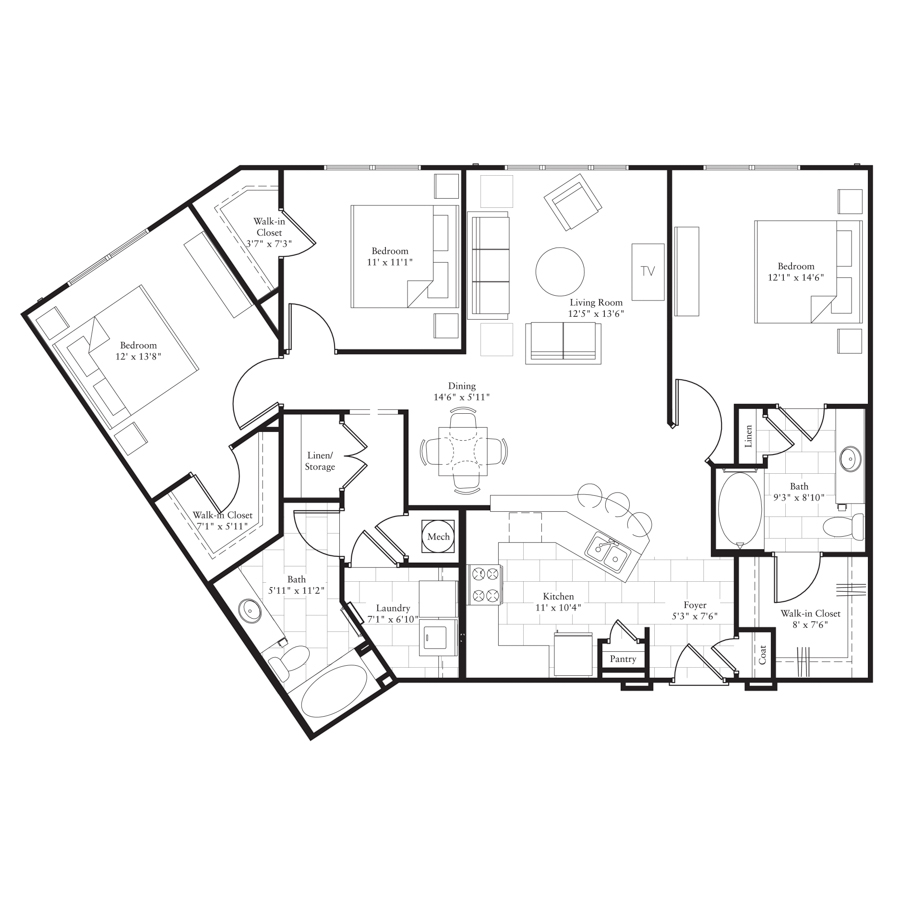 C1 floor plan