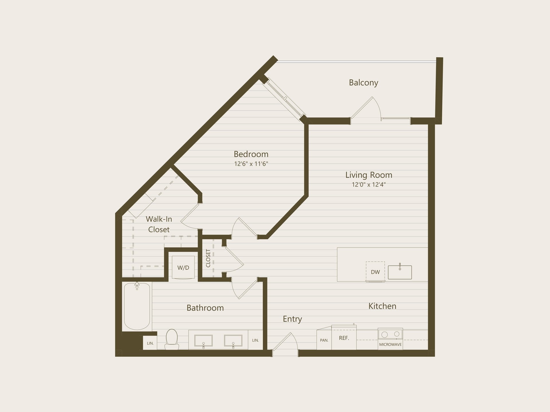 1H floor plan