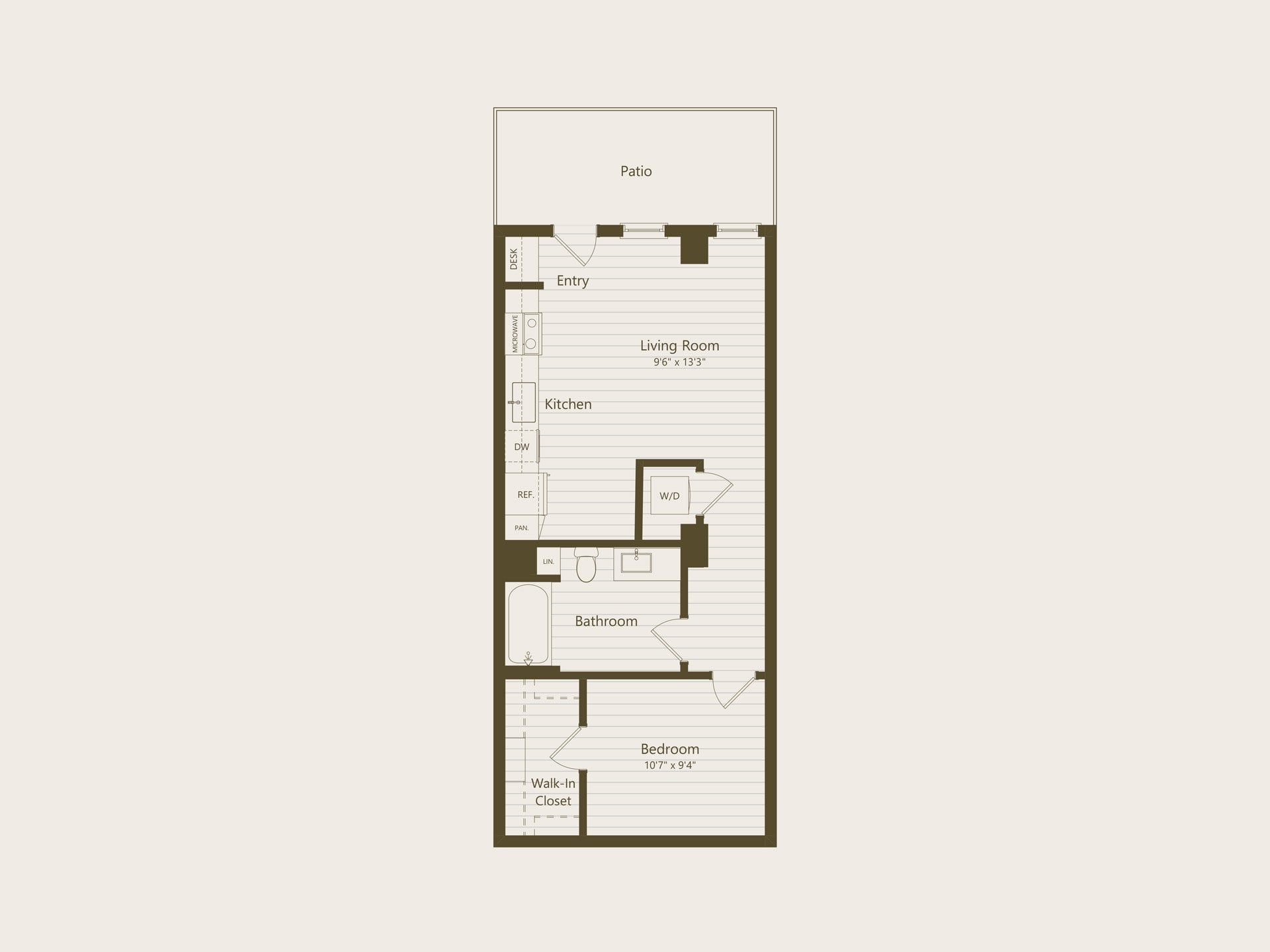 1E floor plan