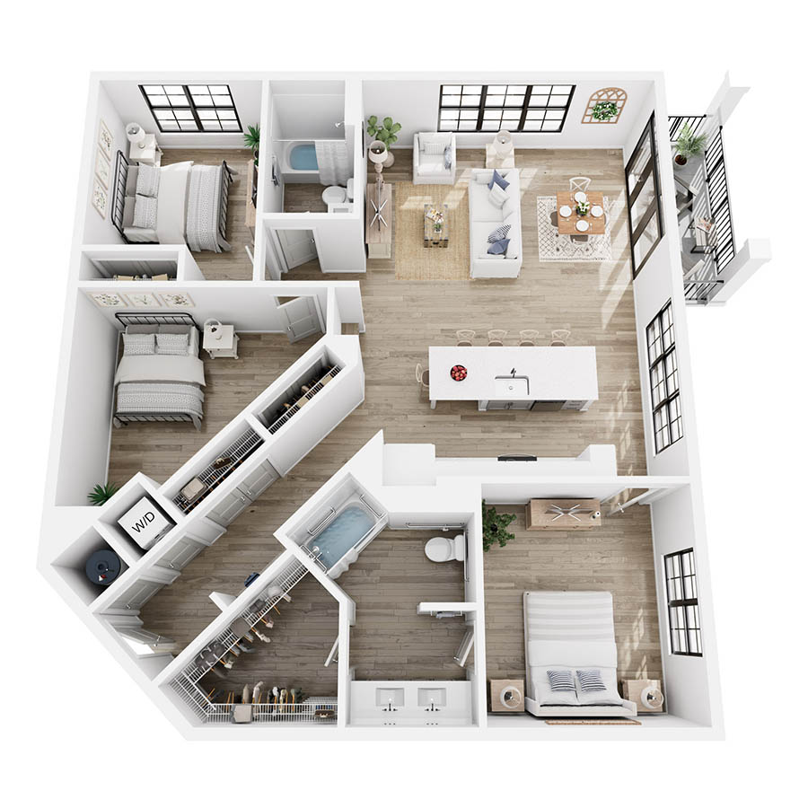 C1-HC floor plan