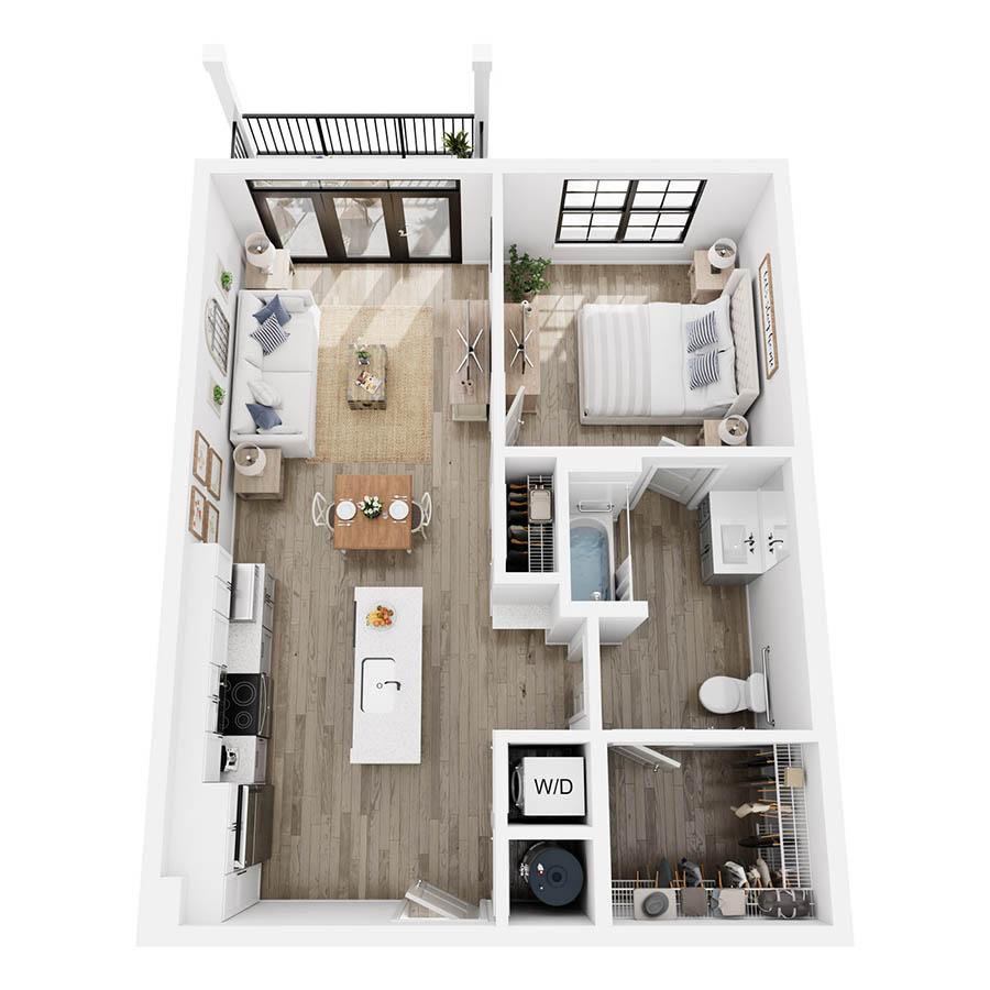 A1-HC floor plan