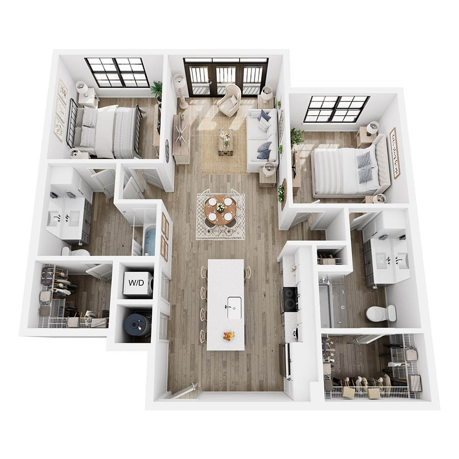 B1-A floor plan