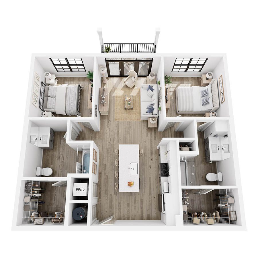 B1-HC floor plan