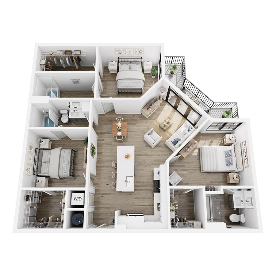 C1B floor plan