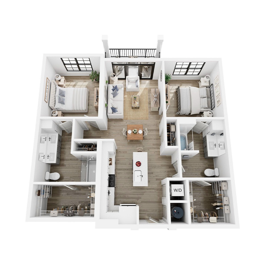 B1-E floor plan