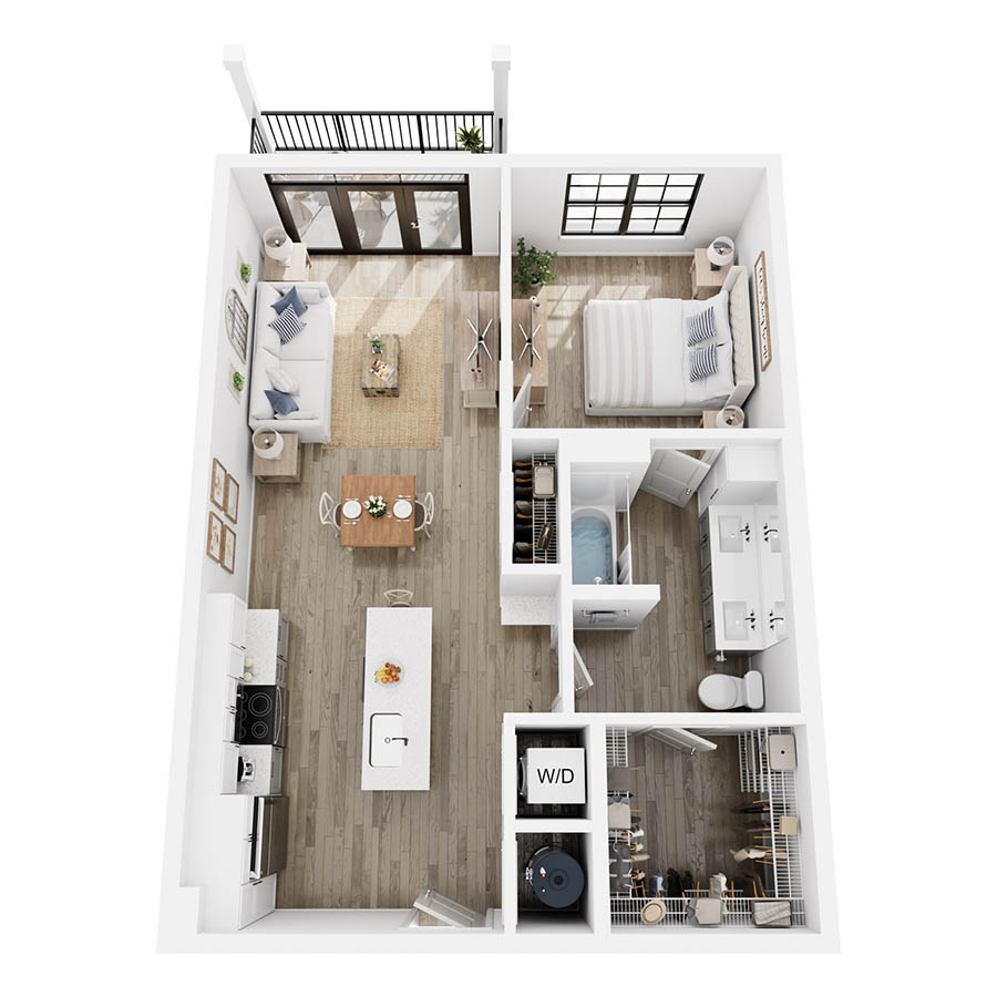 A2 floor plan