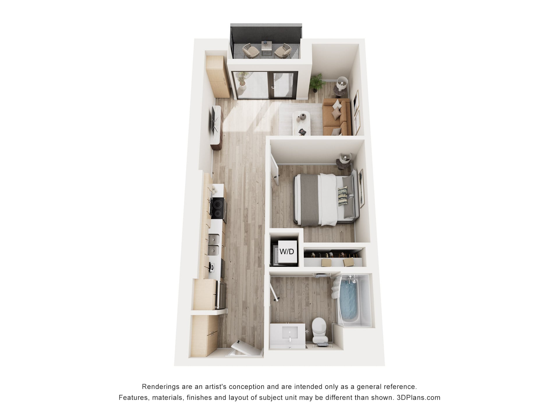 1BU2 floor plan