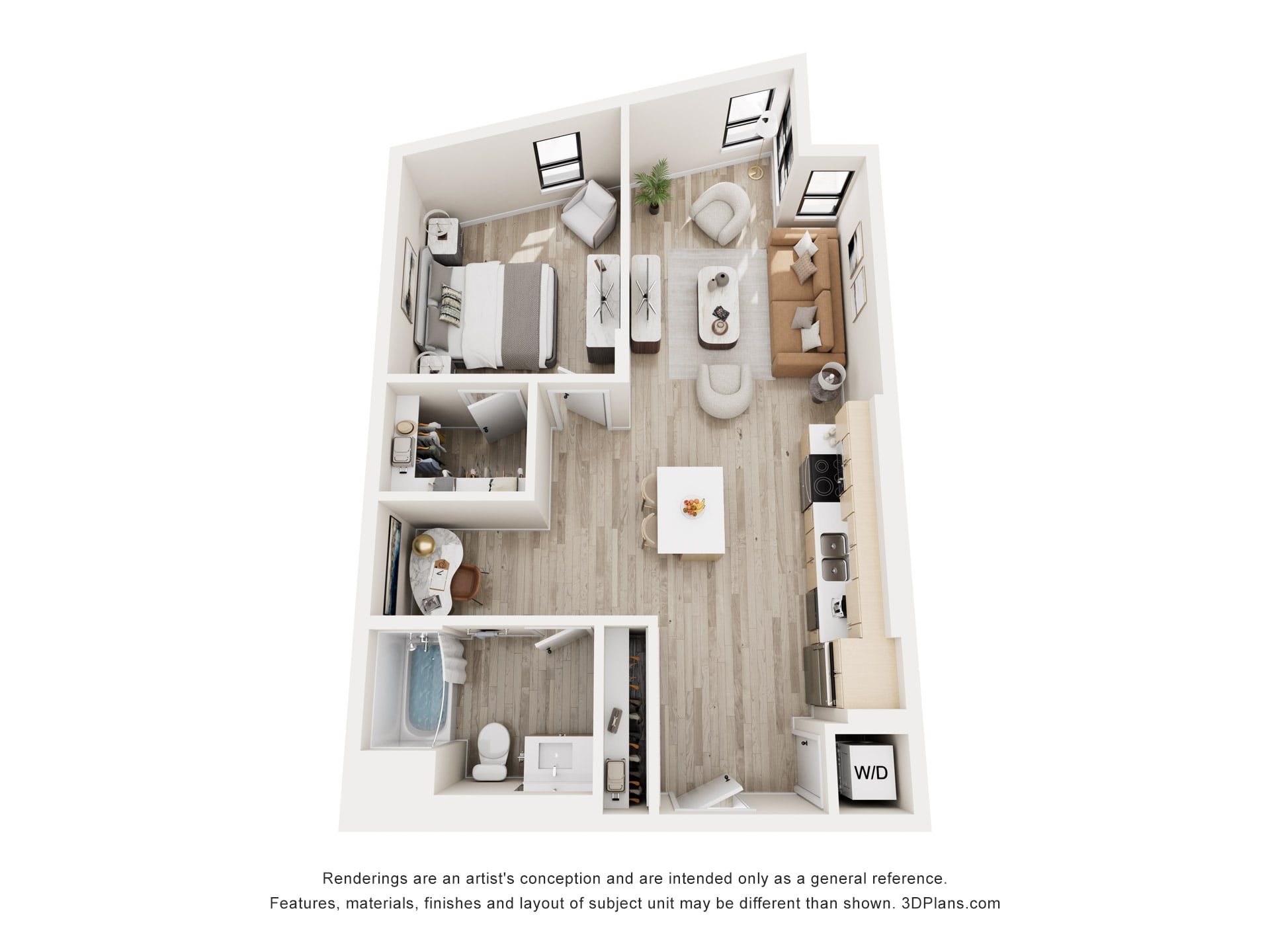 1B42 floor plan