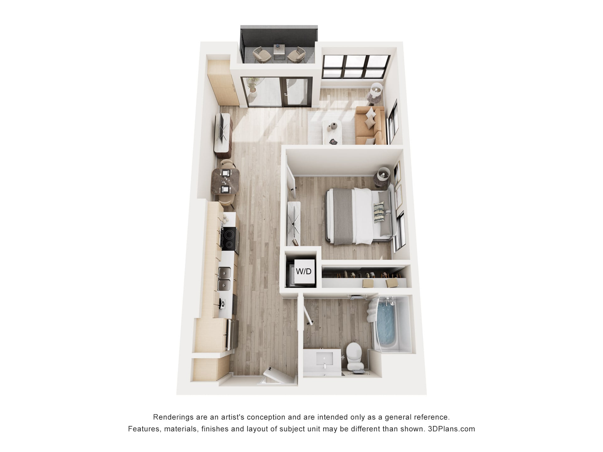1BU3 floor plan