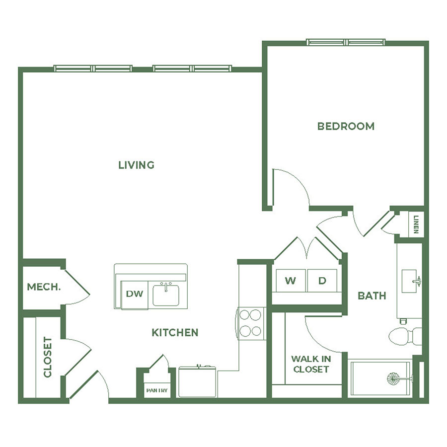 A2 floor plan