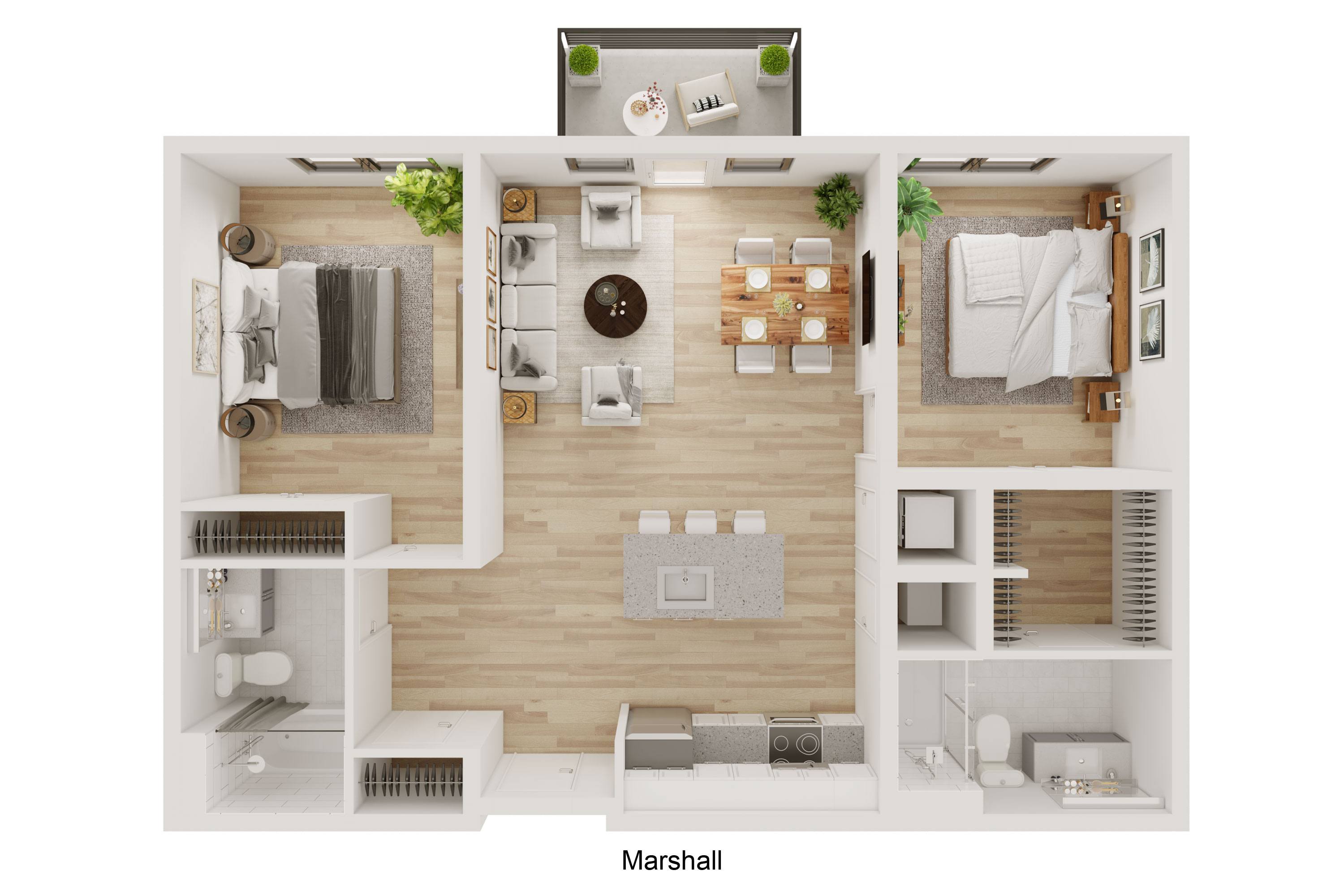 Marshall floor plan