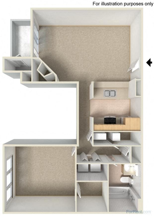 Victoria - Modern floor plan