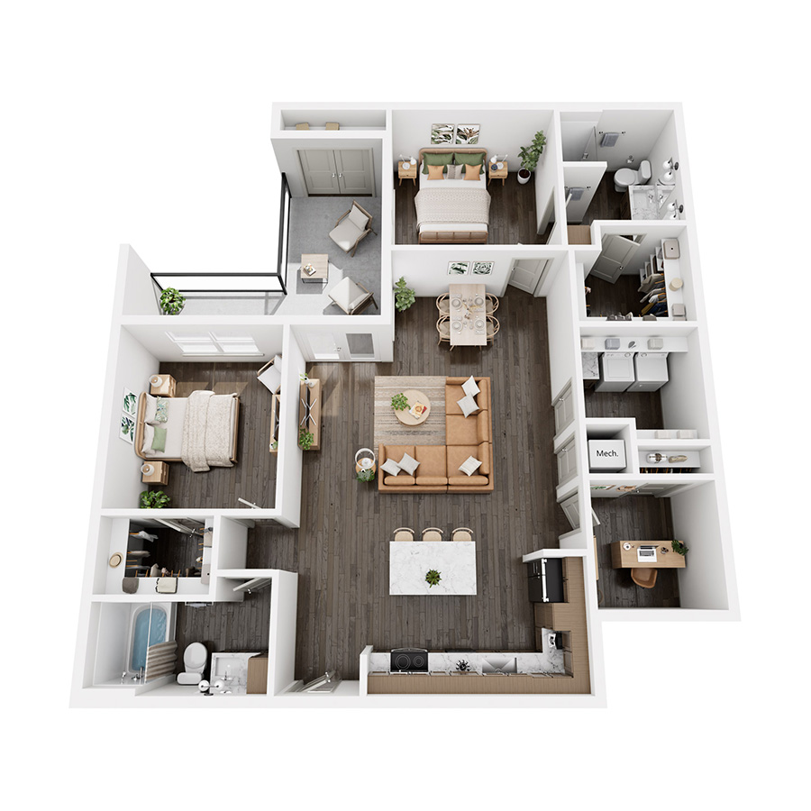 B4 floor plan