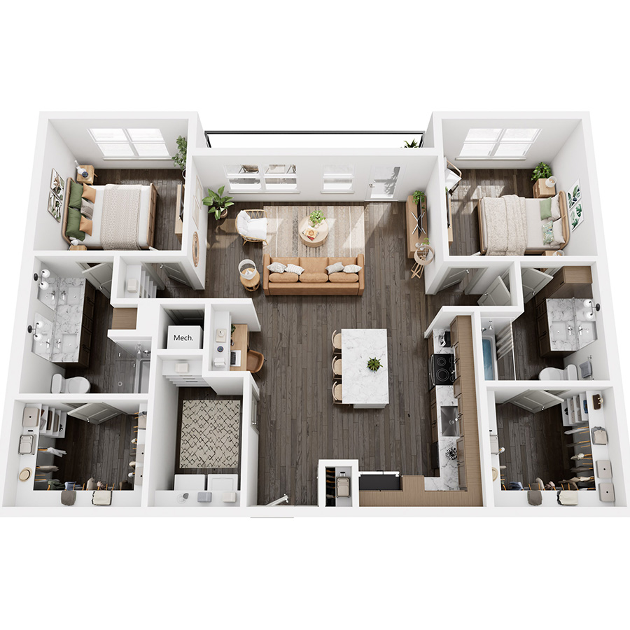 B2 floor plan
