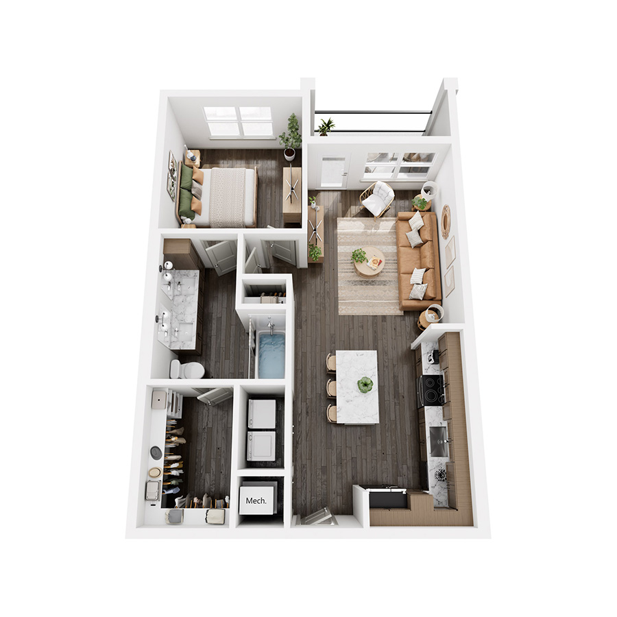 A2 floor plan