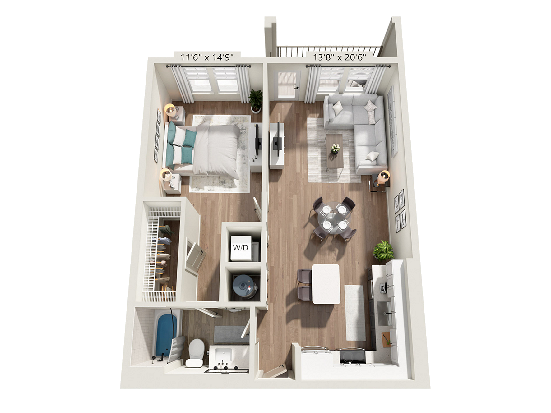 A2 floor plan