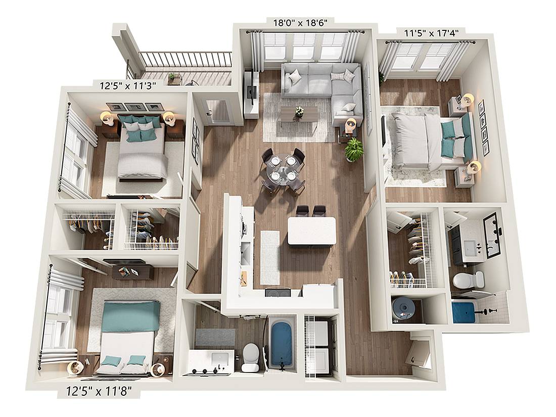 C1.3 floor plan