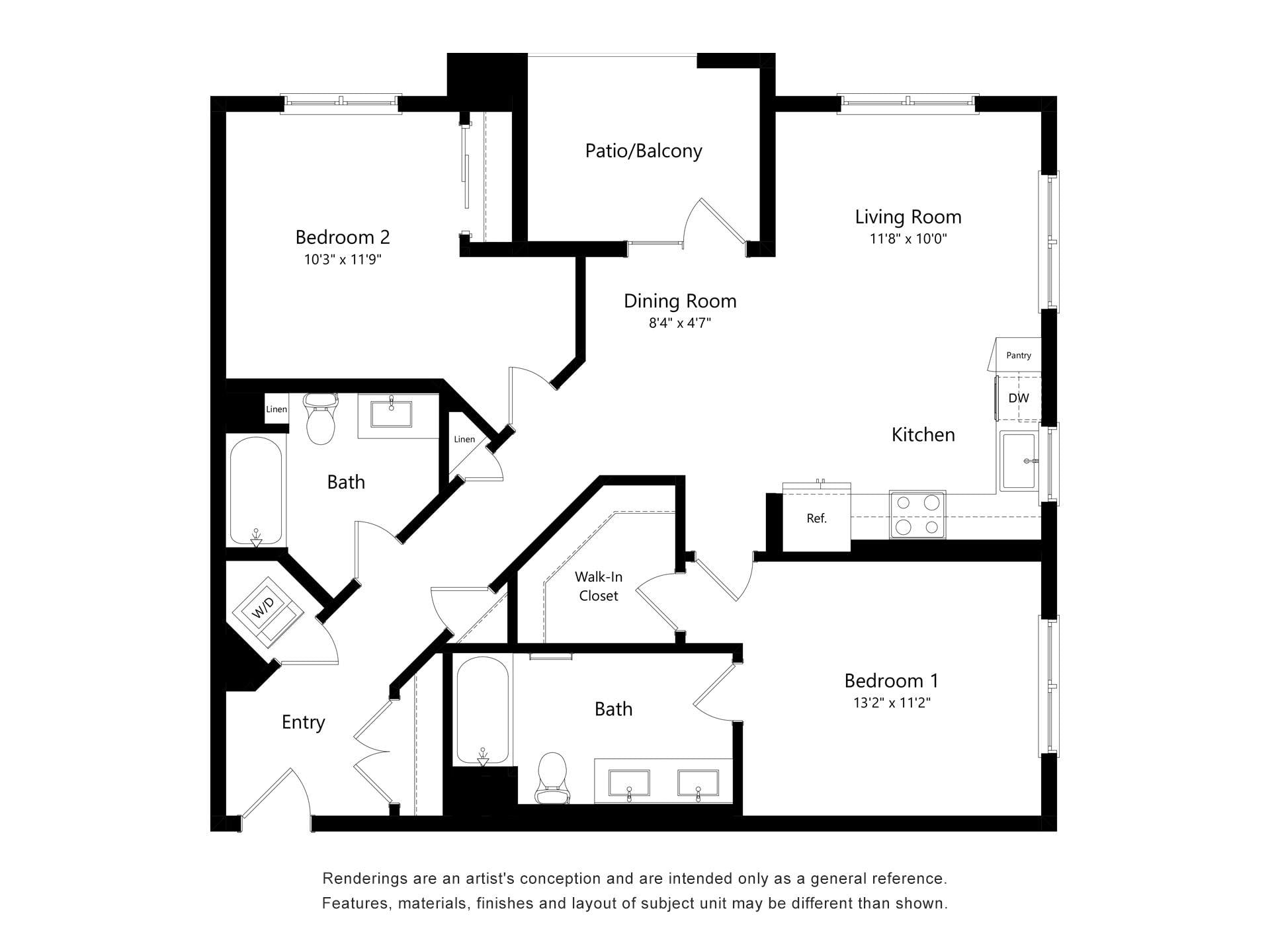 B2.1 floor plan