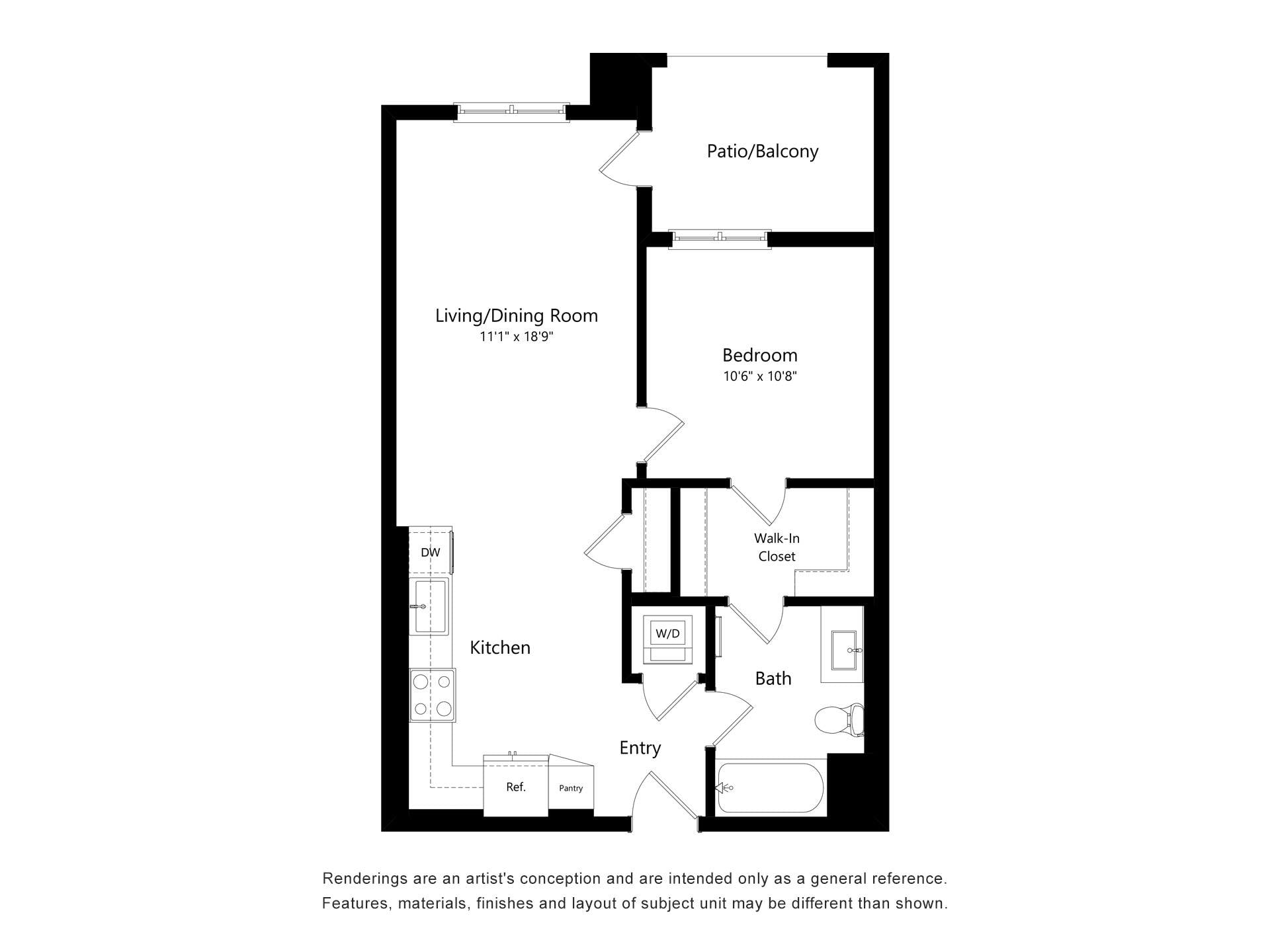 A1 floor plan