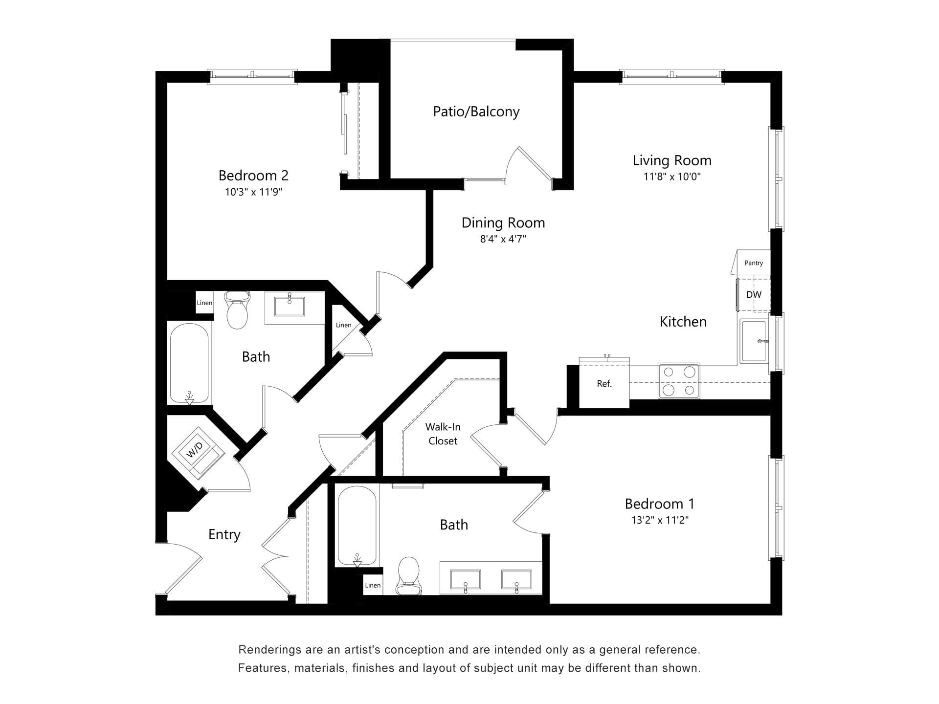 B2 floor plan