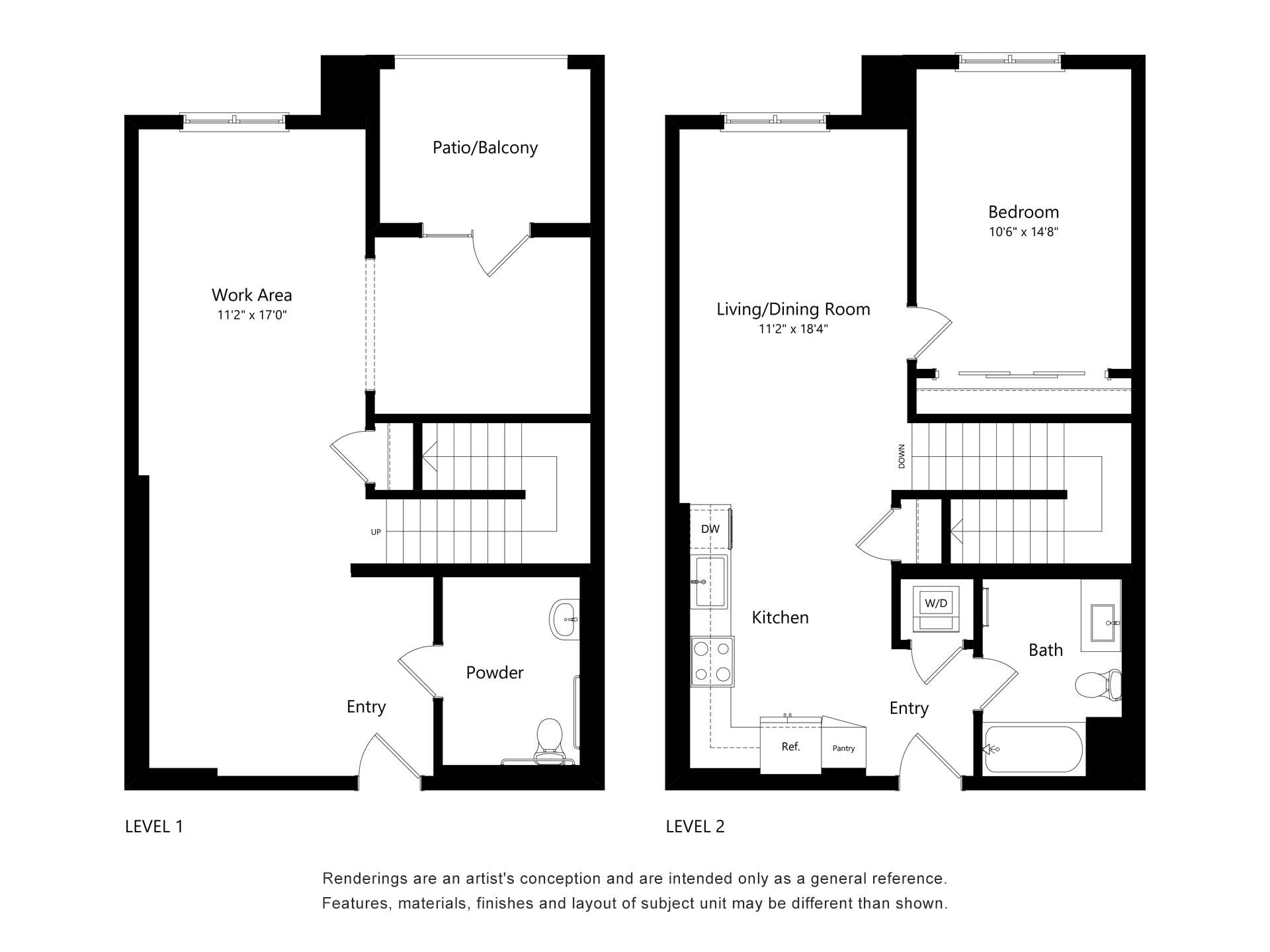 A3LW floor plan
