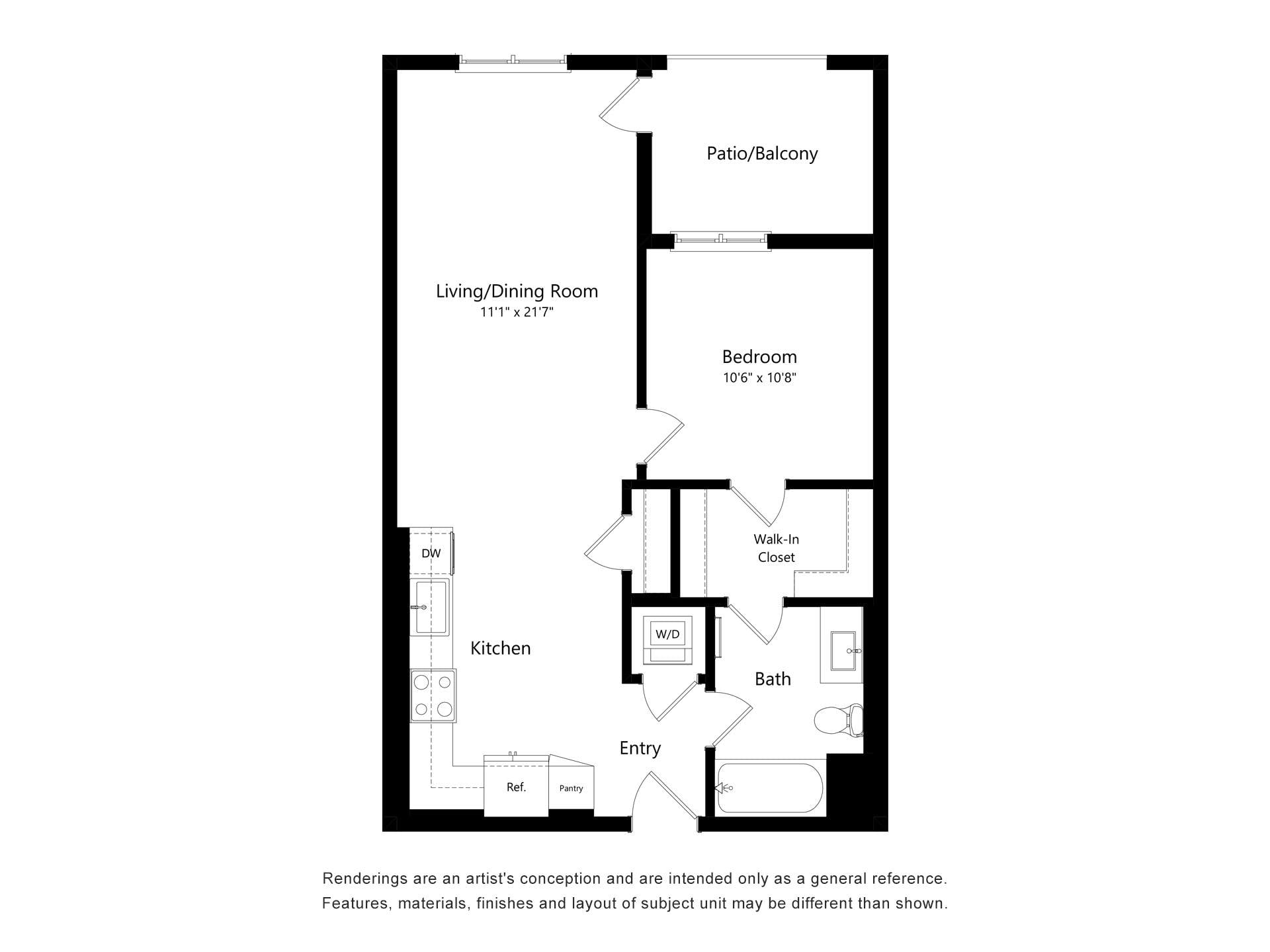 A1.1 floor plan