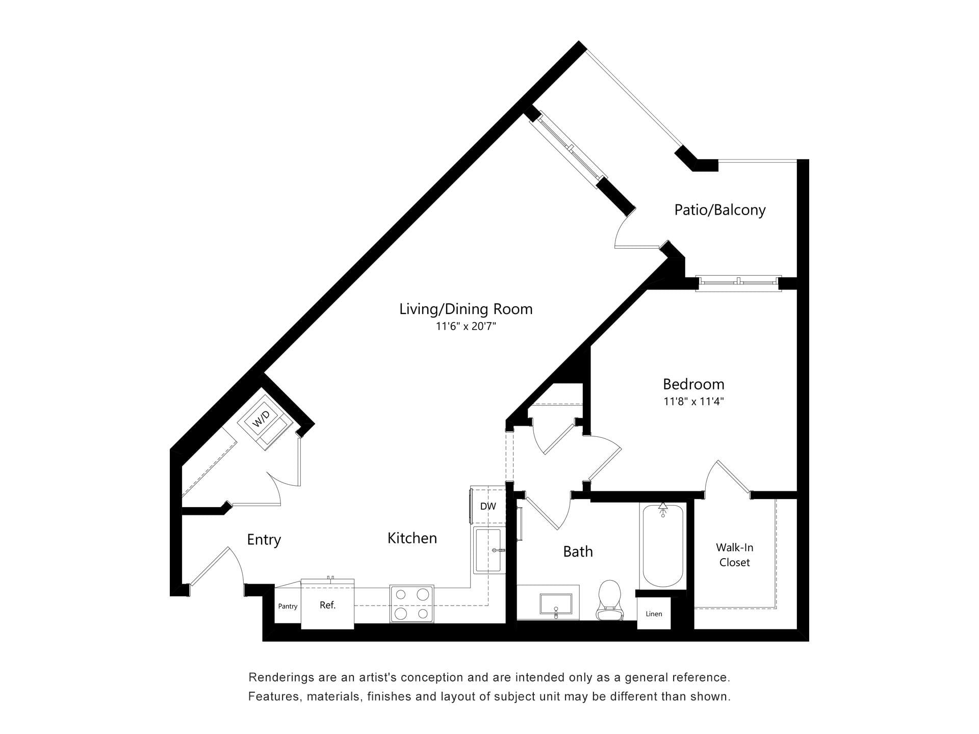 A2 floor plan