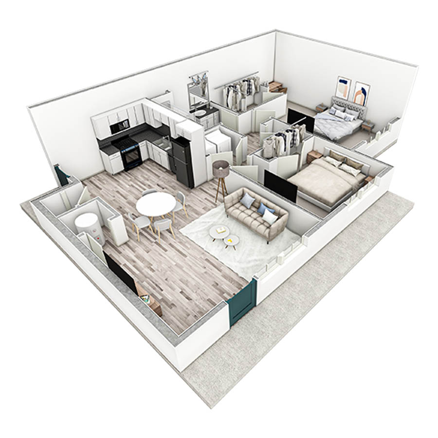 2-1 BR Premier Retreat Summit floor plan