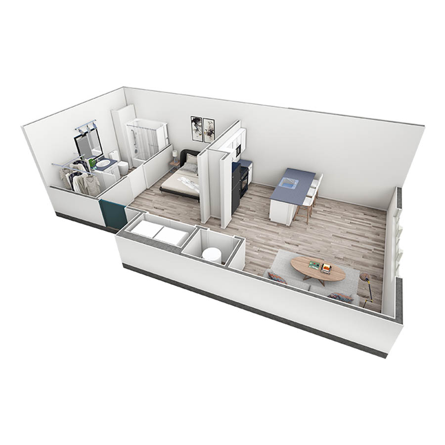Studio Premier Retreat Overlook floor plan