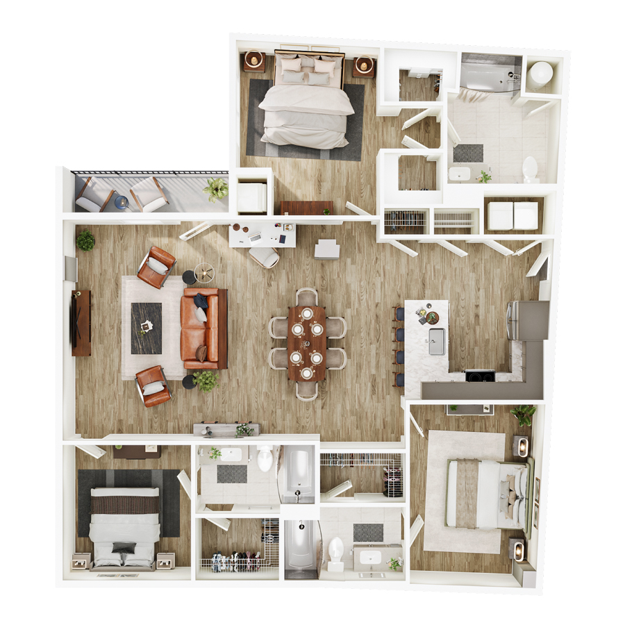 C1 ADA floor plan