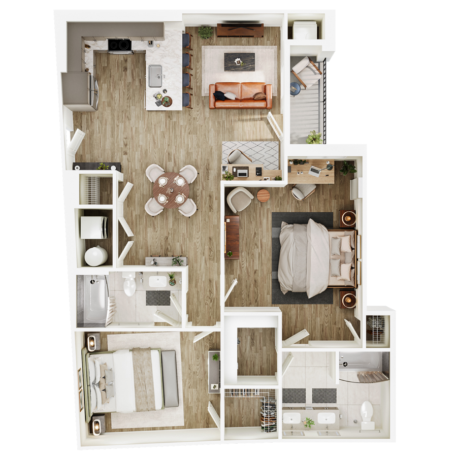 B3 ADA floor plan