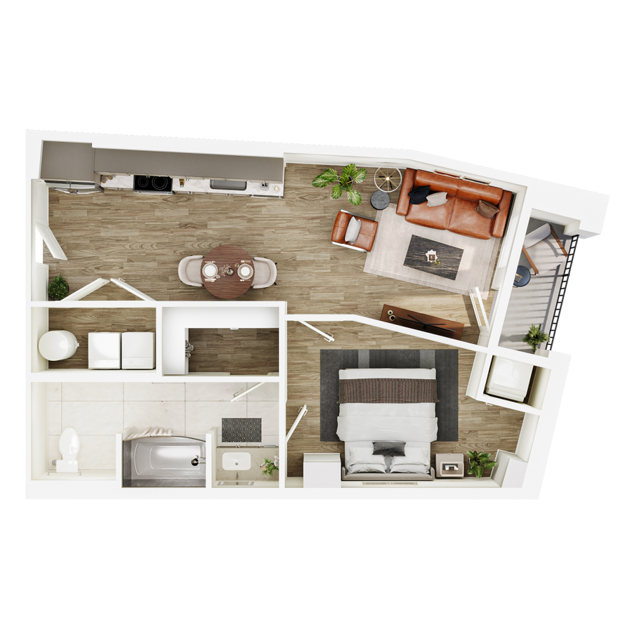 A2 ADA floor plan