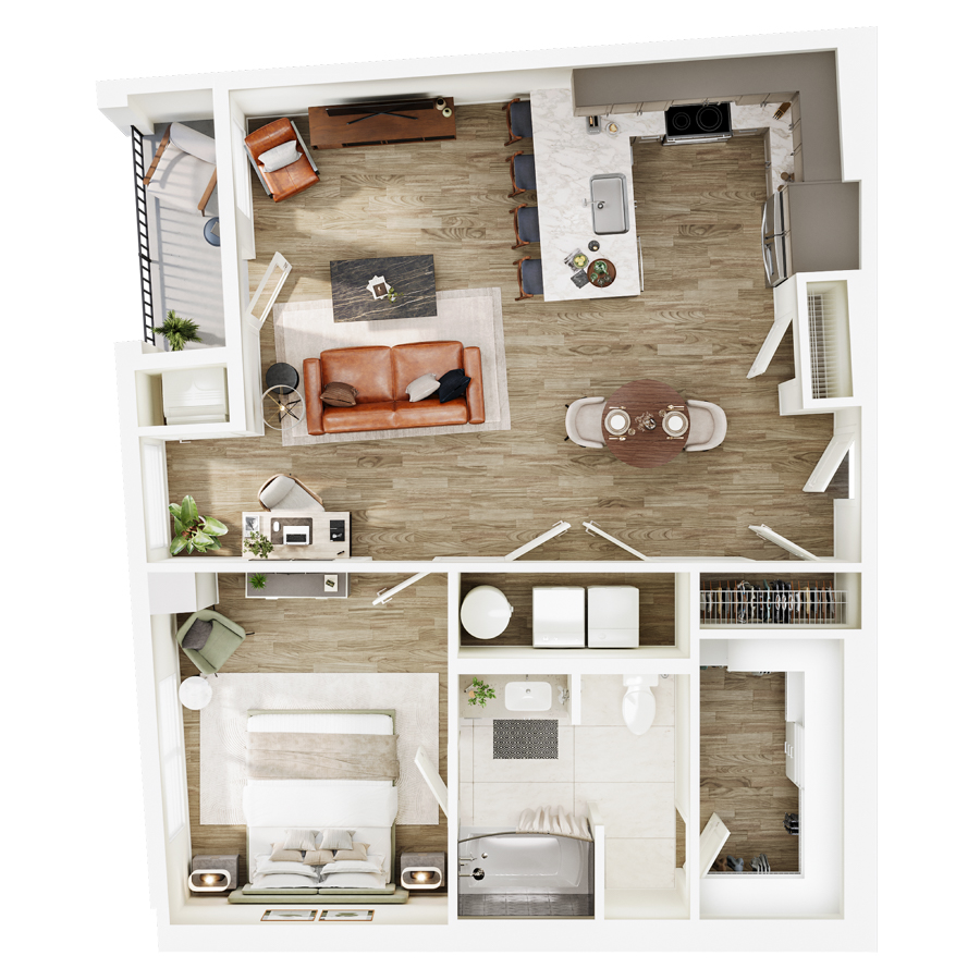 A1 ADA floor plan