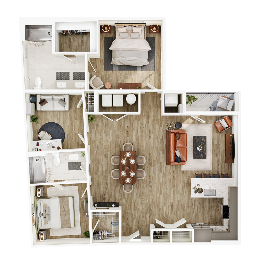 C2 ADA floor plan