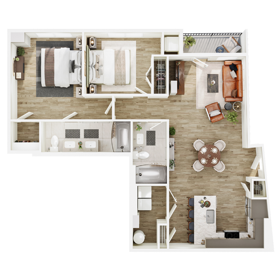 B2 ADA floor plan