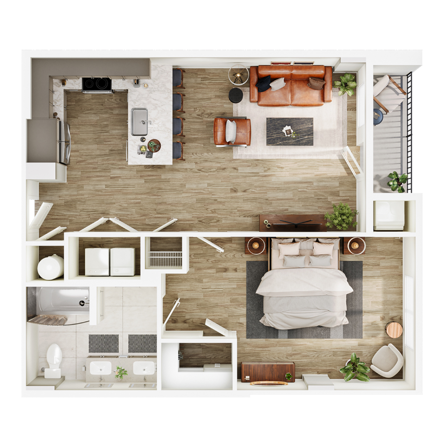 A4 ADA floor plan