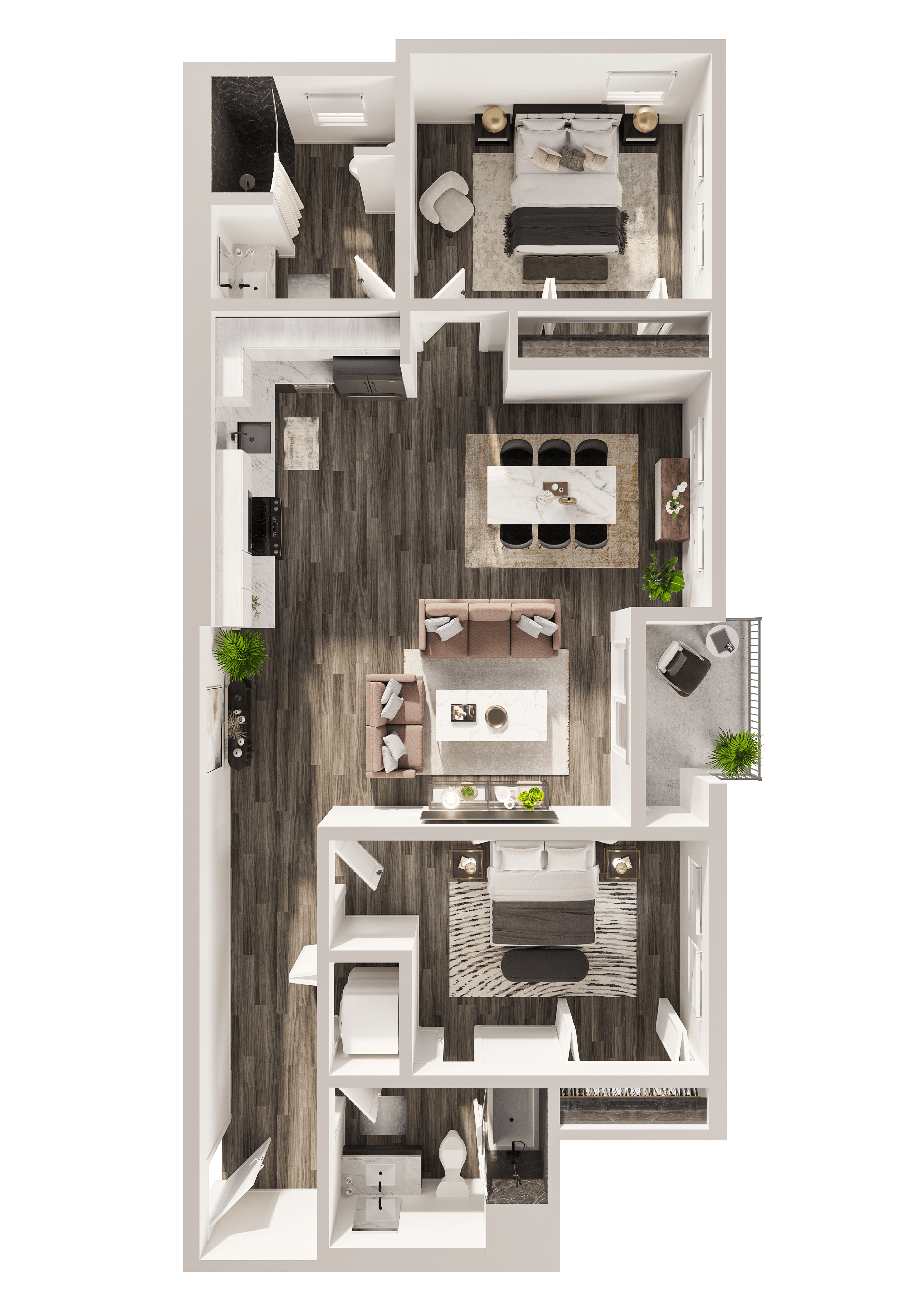 B floor plan