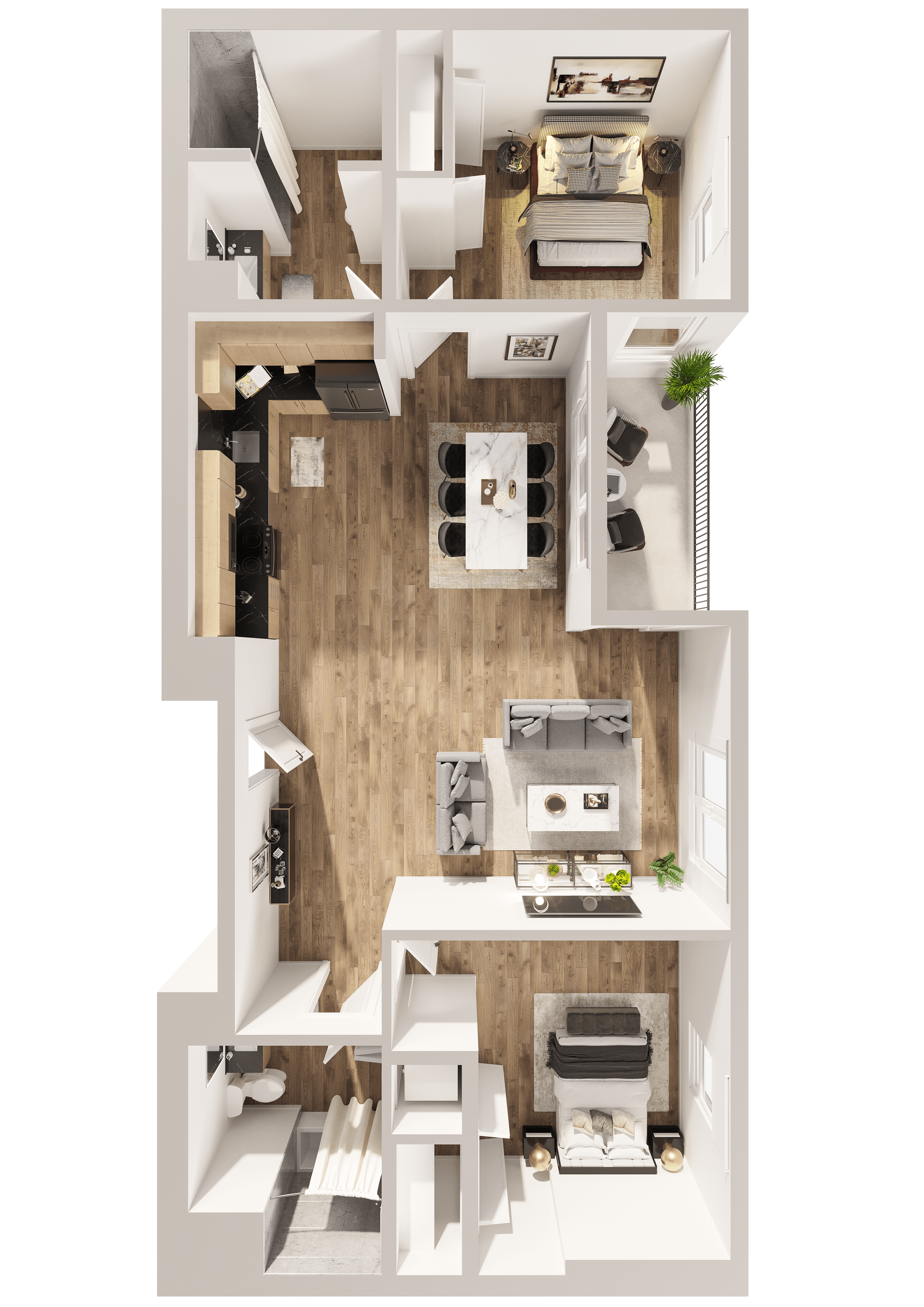 D floor plan