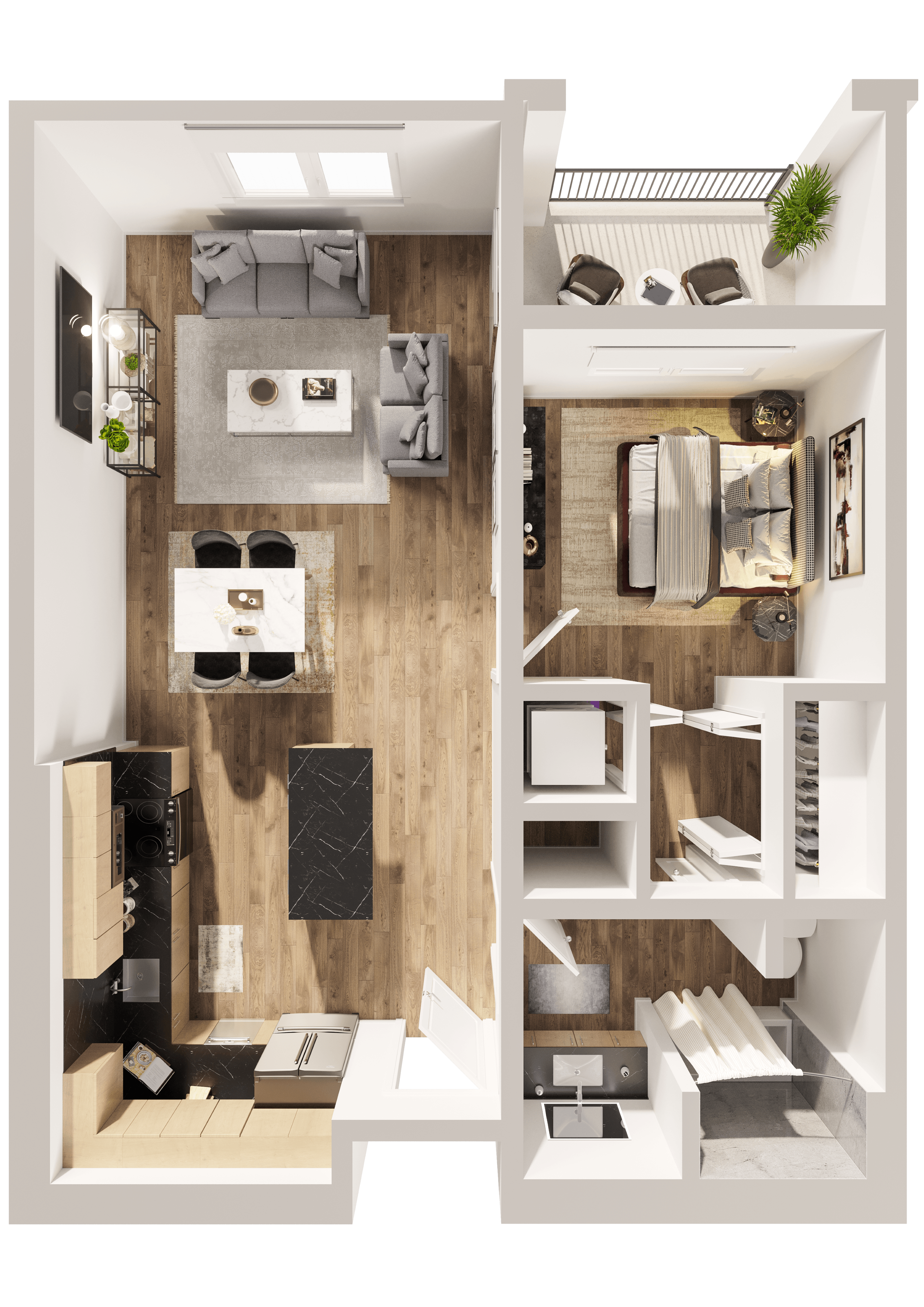 C floor plan