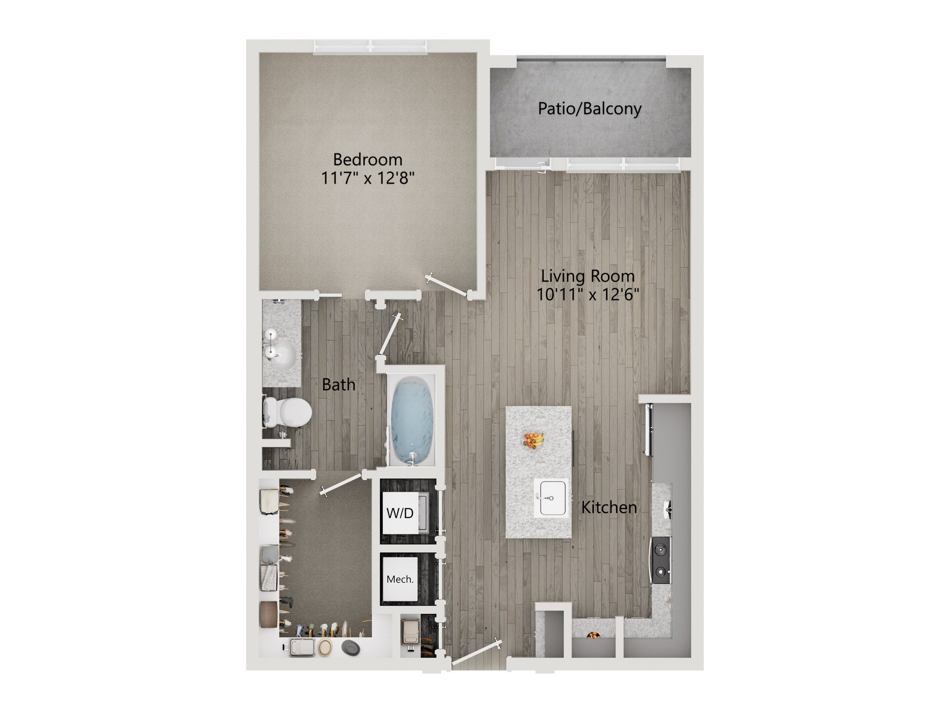 A2 floor plan