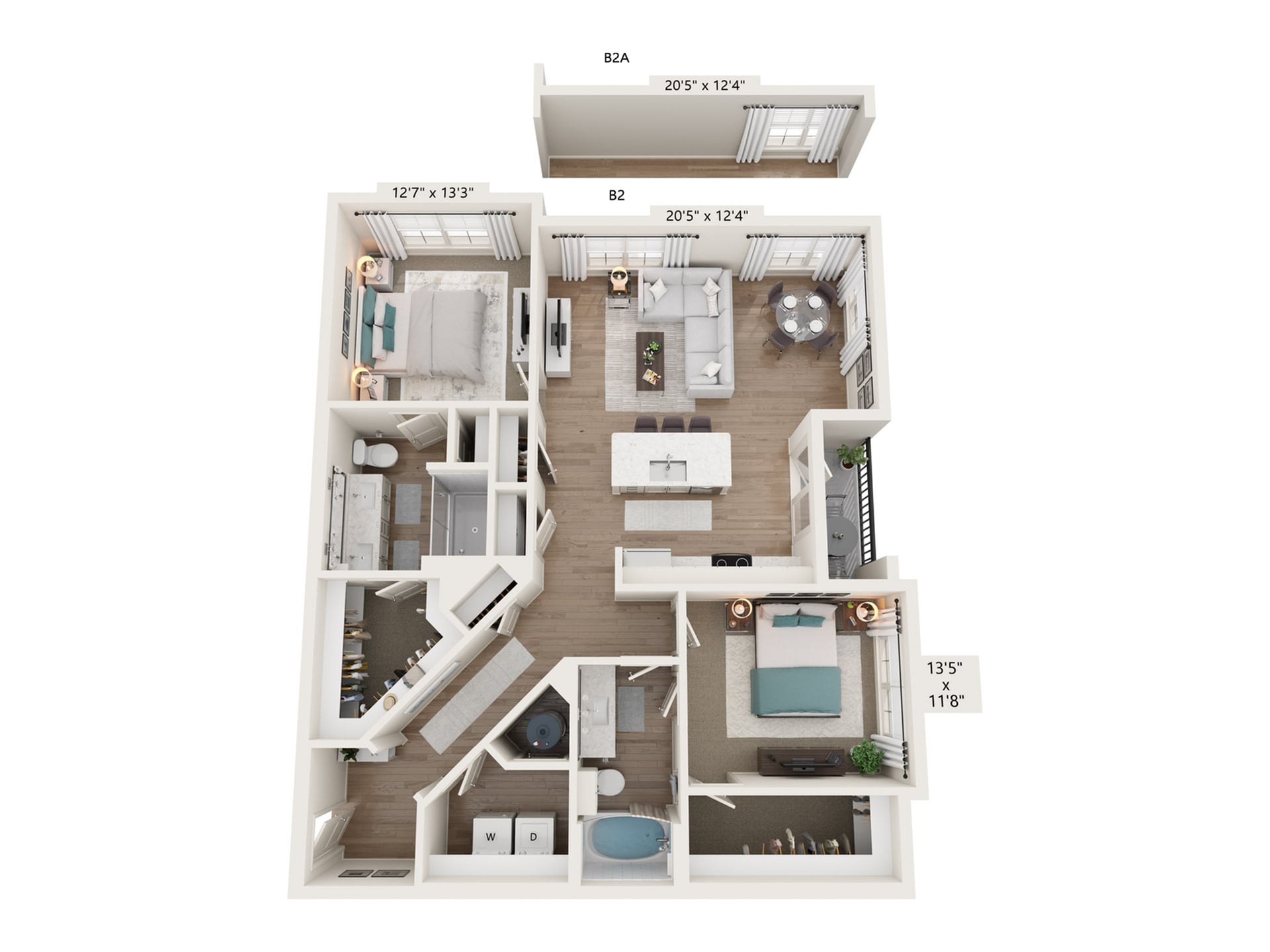 B2 floor plan