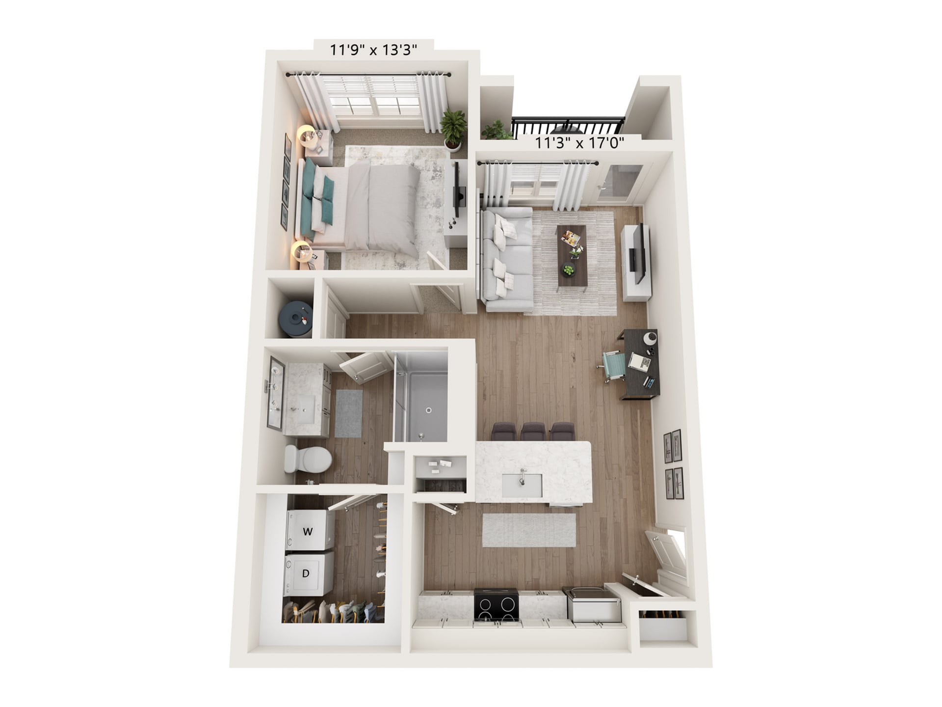 A2 floor plan