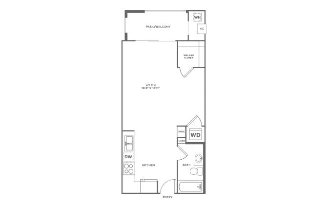 Studio-S floor plan