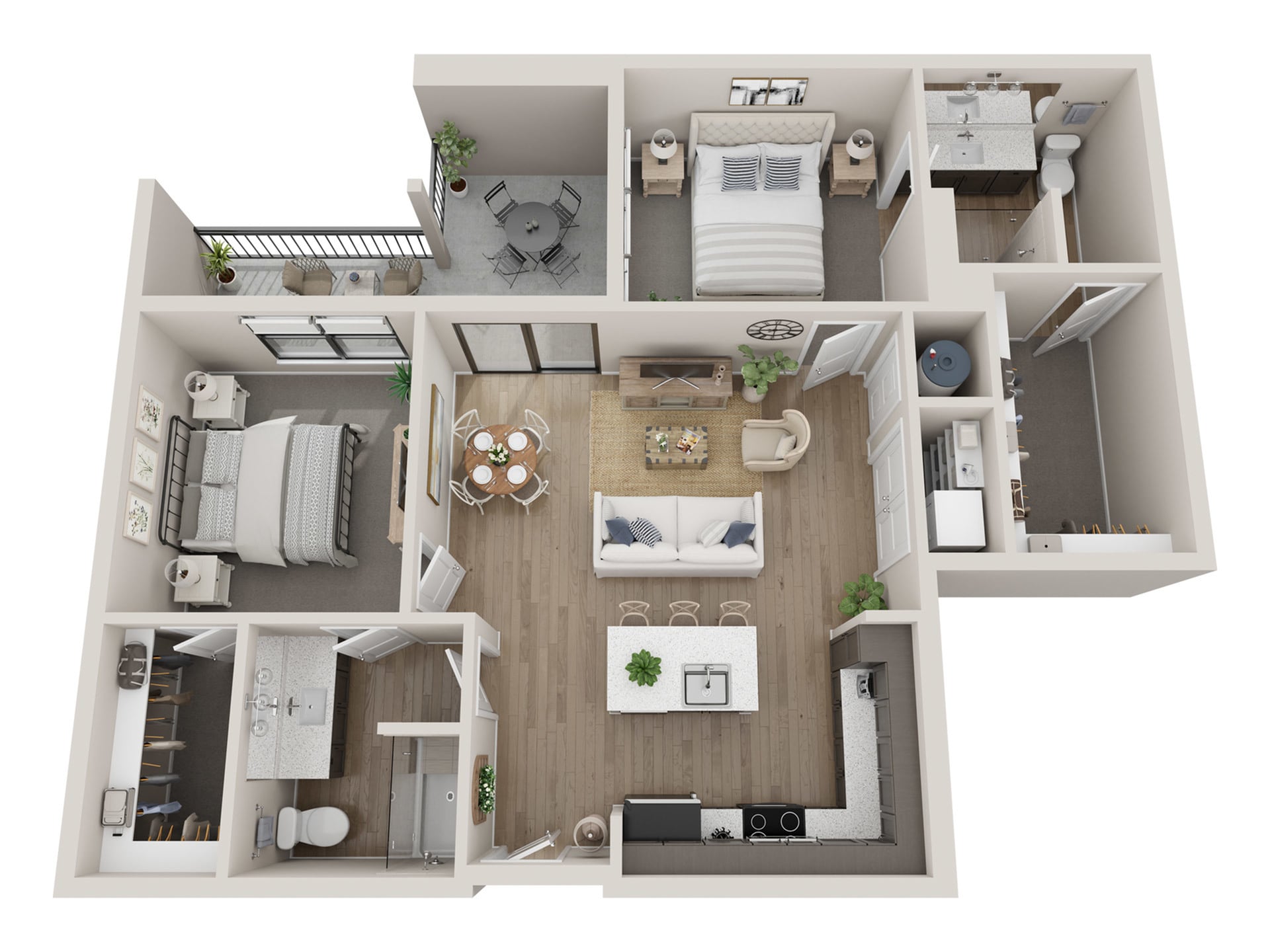 B2A floor plan
