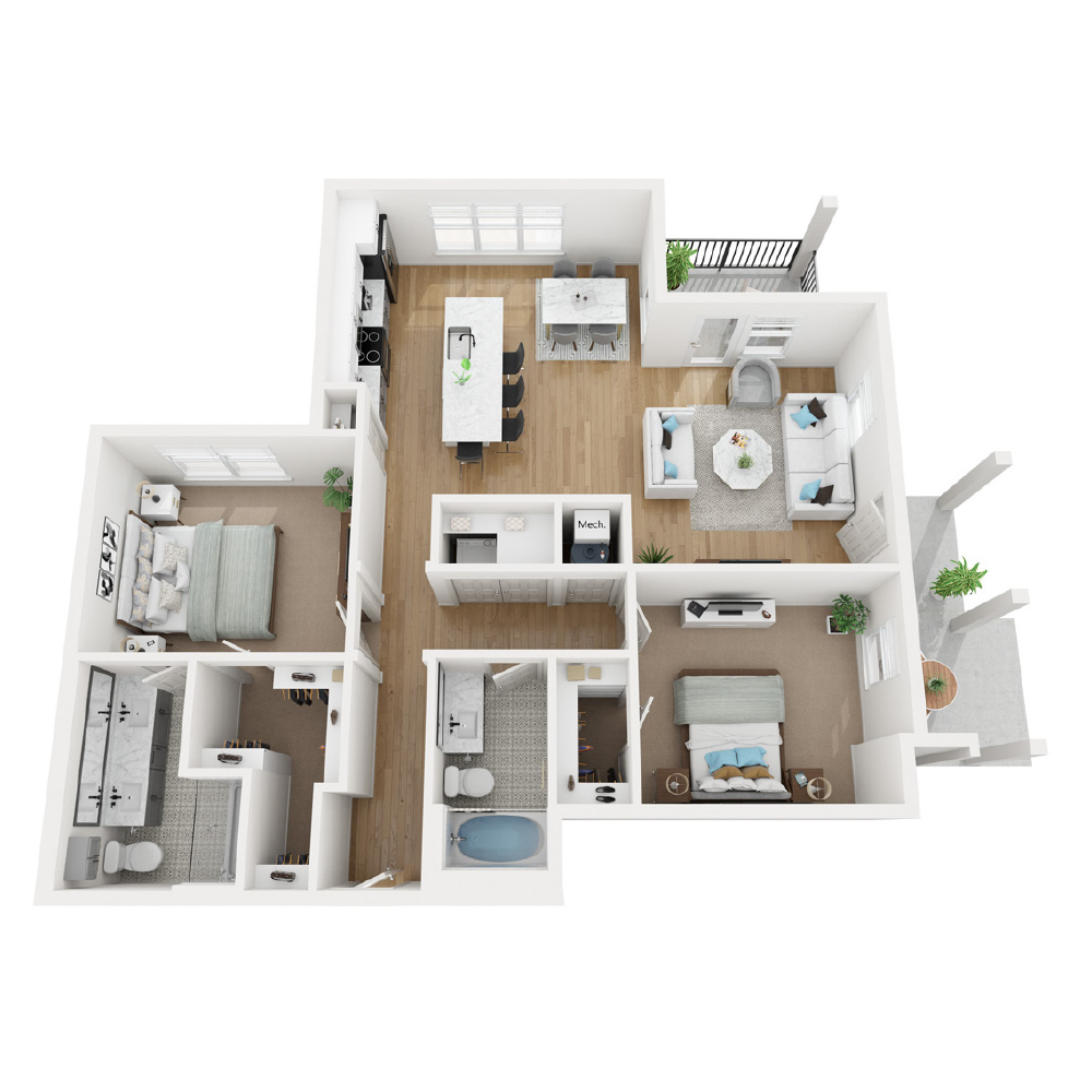 B1-M floor plan