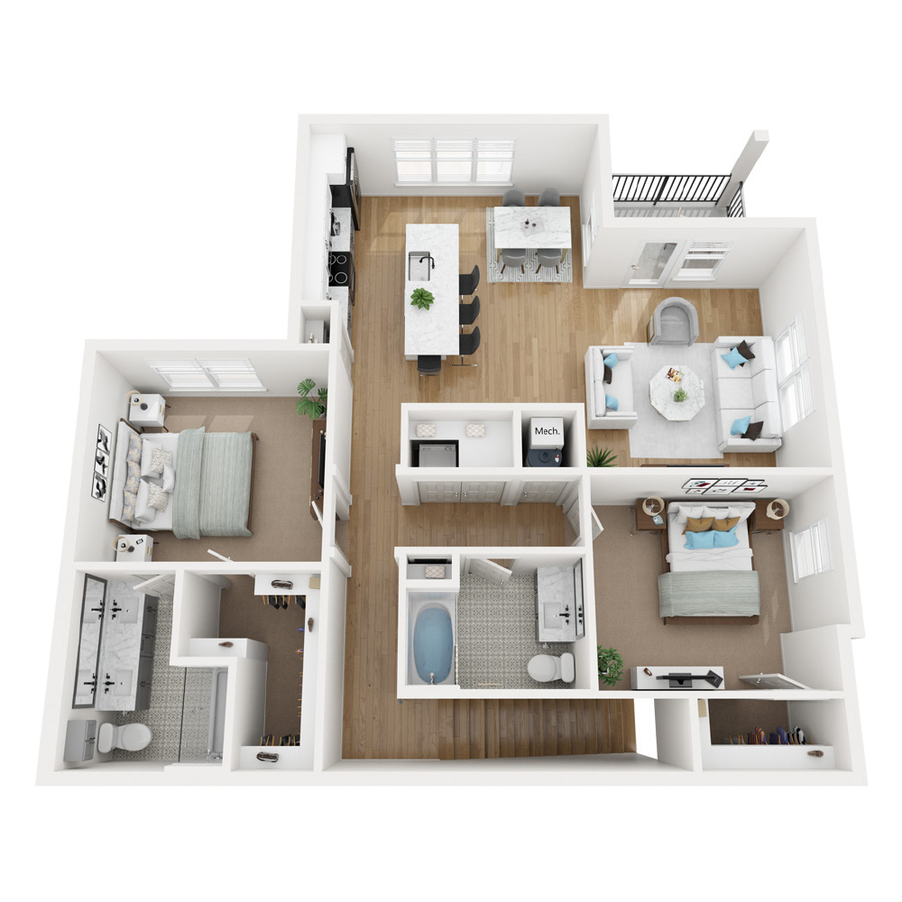 B1-U-ALT1 floor plan