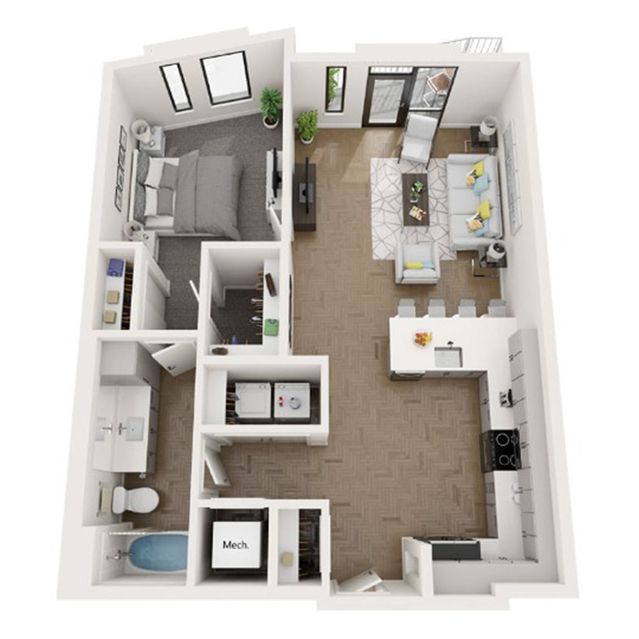 A6 floor plan