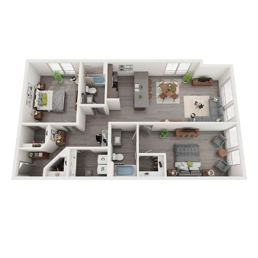 E1 floor plan