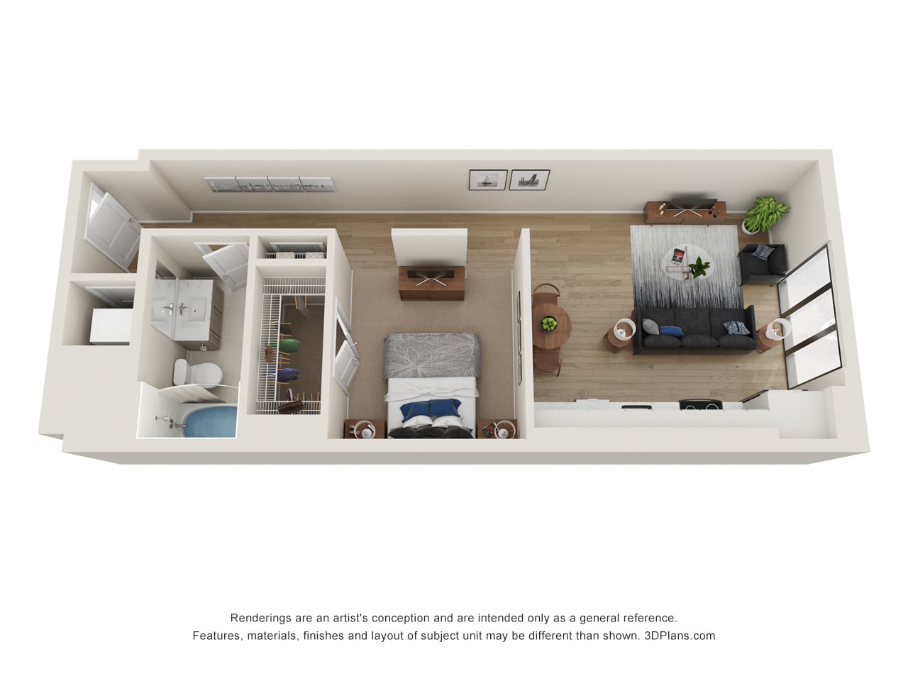Studio-K floor plan