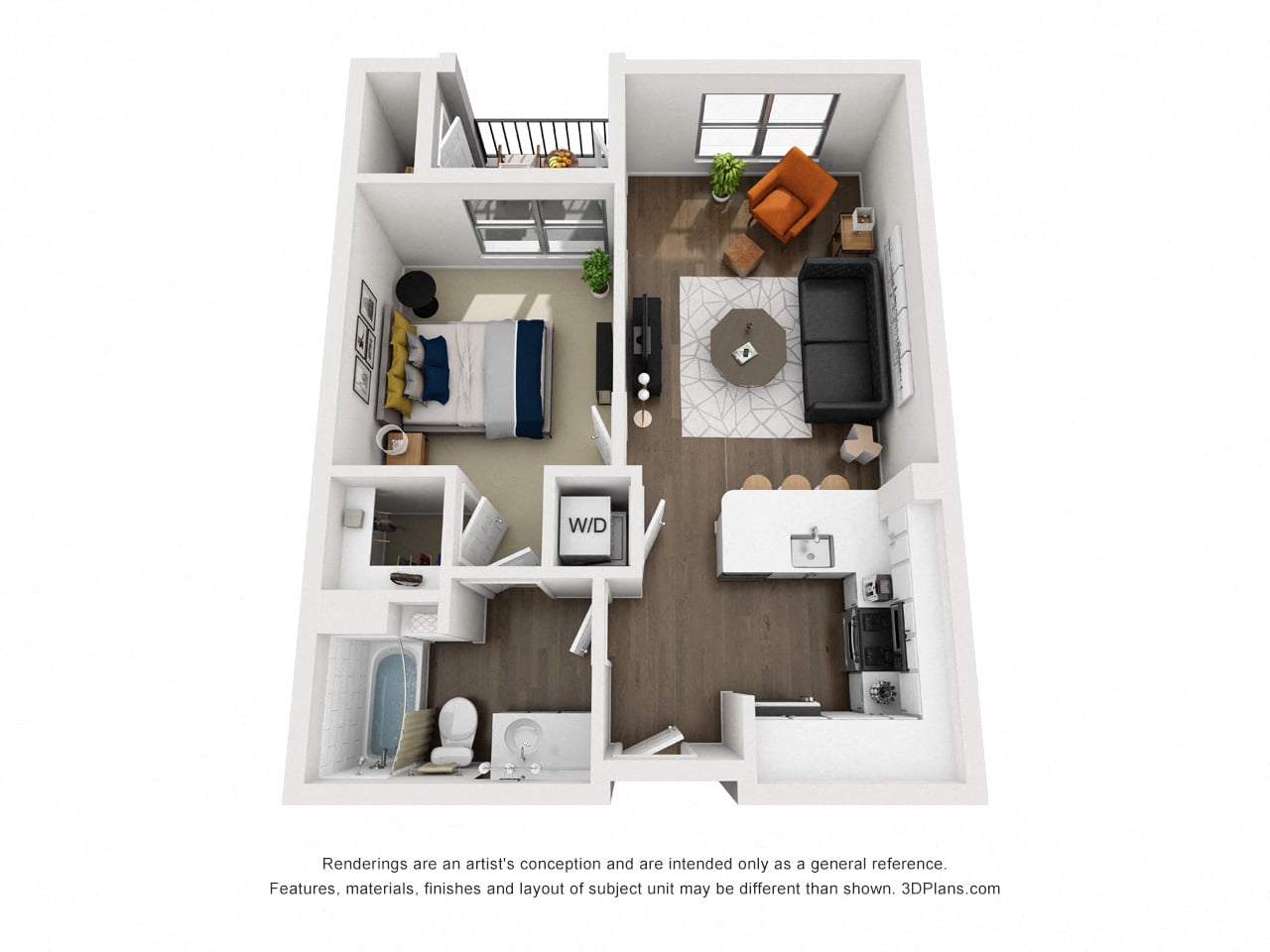 A1 floor plan